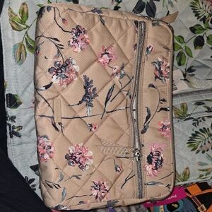 Vera Bradley Triple Compartment Performance Twill Purse In Strawflower